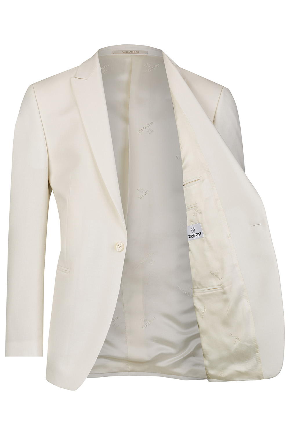 WILVORST fehér dinner jacket részletek 401824-1 Modell 17761-2