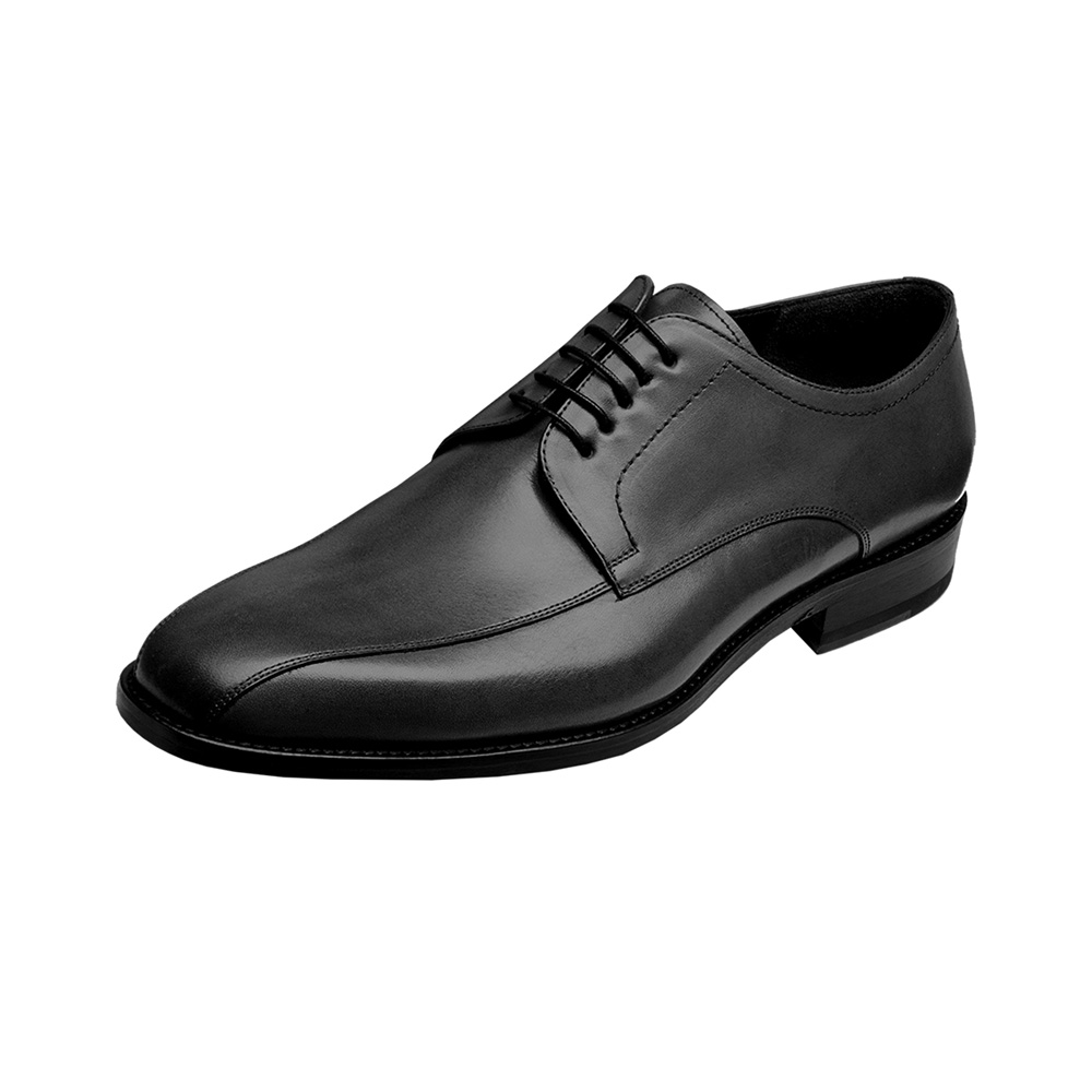 WILVORST fekete bőr cipő 448307-10 Modell 0293