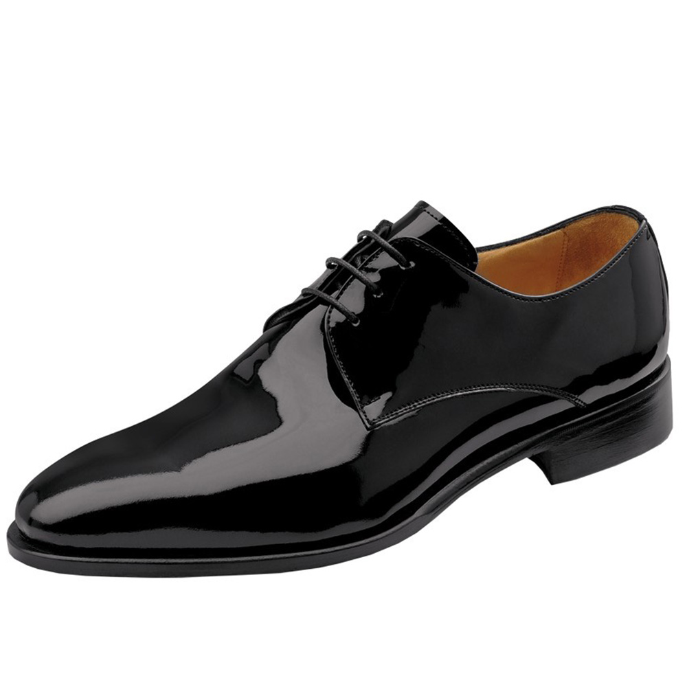 WILVORST fekete bőr lakkcipő 448300-10 Modell 0220