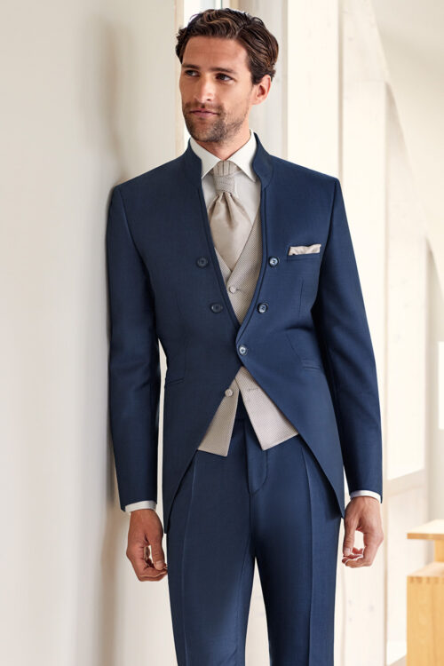 WILVORST slim fit kék esküvői öltöny 401251-36