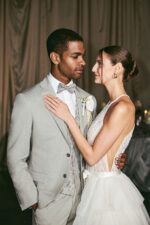 atelier torino slim fit szürke esküvői öltöny - Image 2